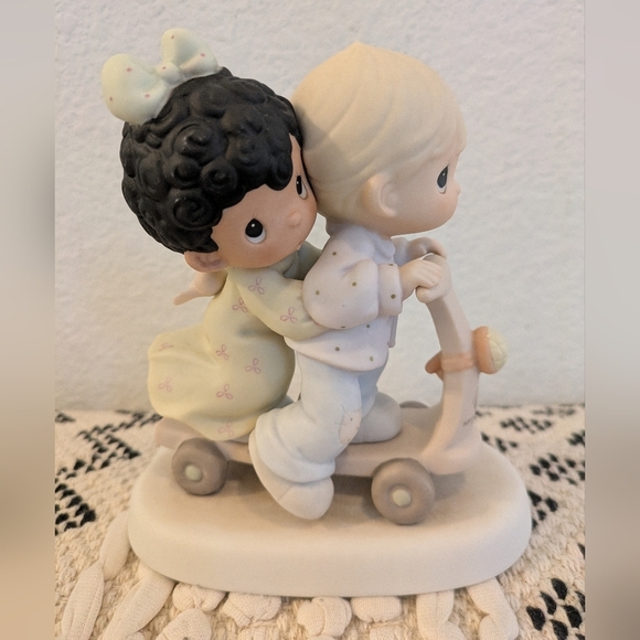 Precious Moments Love Is Colorblind Porcelain Figurine - Picture 1 of 13